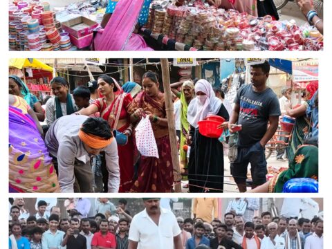 भरवारी में मेला के दूसरे दिन लगा महिला मीना मेला,महिलाओं के बीच कुश्ती का भी हुआ आयोजन