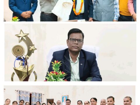 भवंस मेहता विद्याश्रम भरवारी के नए प्रिंसिपल बने गंगारबोइना बलई,निदेशक संदीप सक्सेना कार्यभार कराया ग्रहण