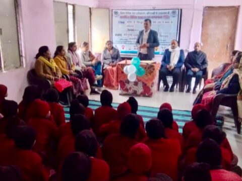 कस्तूरबा गांधी आवासीय बालिका विद्यालय जानकीपुर में विधिक साक्षरता एवं जागरूकता शिविर का आयोजन,बाल विवाह मुक्त भारत हेतु दिलाई गई शपथ