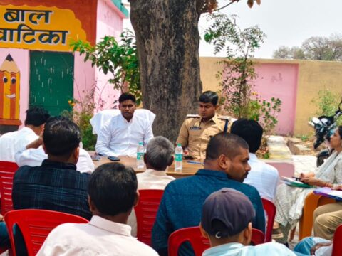 सिराथू के अफजलपुरवारी गांव में चौपाल का आयोजन कर जमीनी विवादों का किया गया समाधान