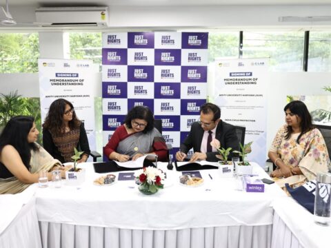 बाल संरक्षण पेशेवरों के प्रशिक्षण के लिए सी-लैब व एमिटी यूनिवर्सिटी हरियाणा में करार