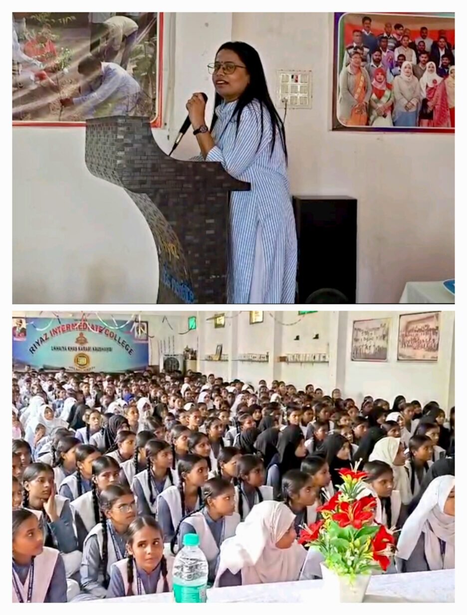 गांधी जयंती पखवाड़ा के तहत रियाज इंटर कॉलेज करारी में पॉक्सो एक्ट और गुड टच-बैड टच पर जागरूकता शिविर आयोजित