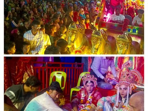 बेटी की विदाई नहीं,दो कुलों को जोड़ने का संस्कार है विवाह,सुनैना के संदेश से भावुक हुआ मंझनपुर का रामलीला मैदान